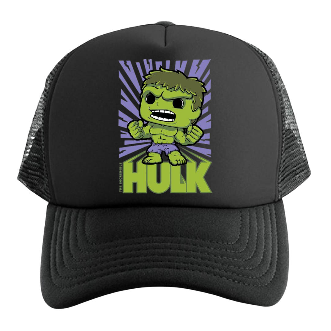 GORRA HULK COMIC CAP TRUCKER MALLA