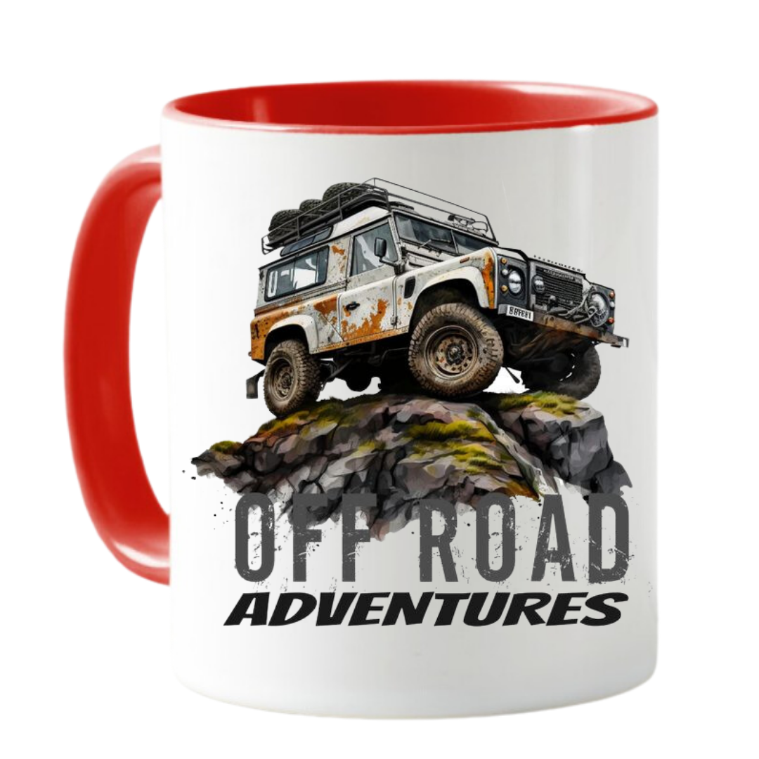 MUG JEEP ADVENTURES TAZA CERAMICA