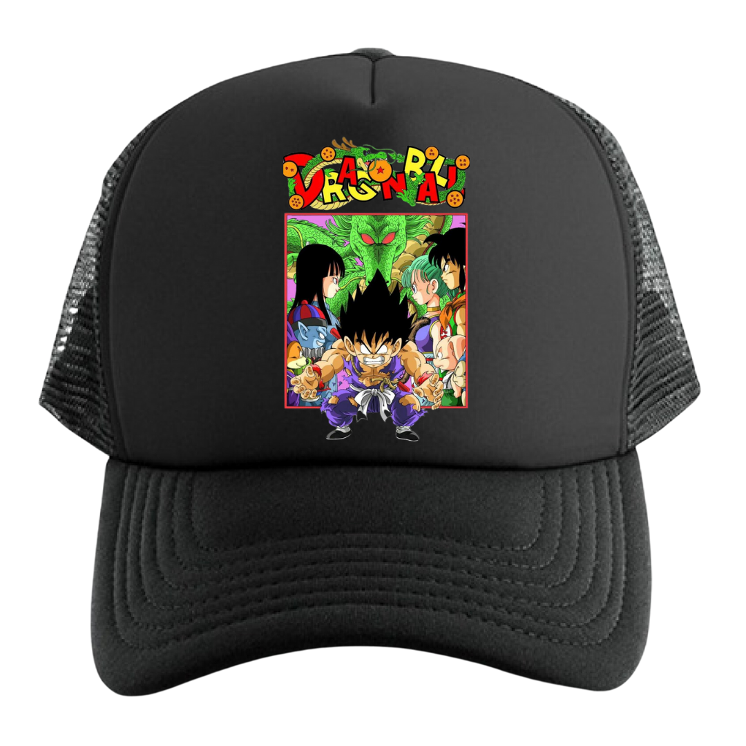 DRAGON BALL GORRA TRUCKER CAMIONERA MALLA GOKU
