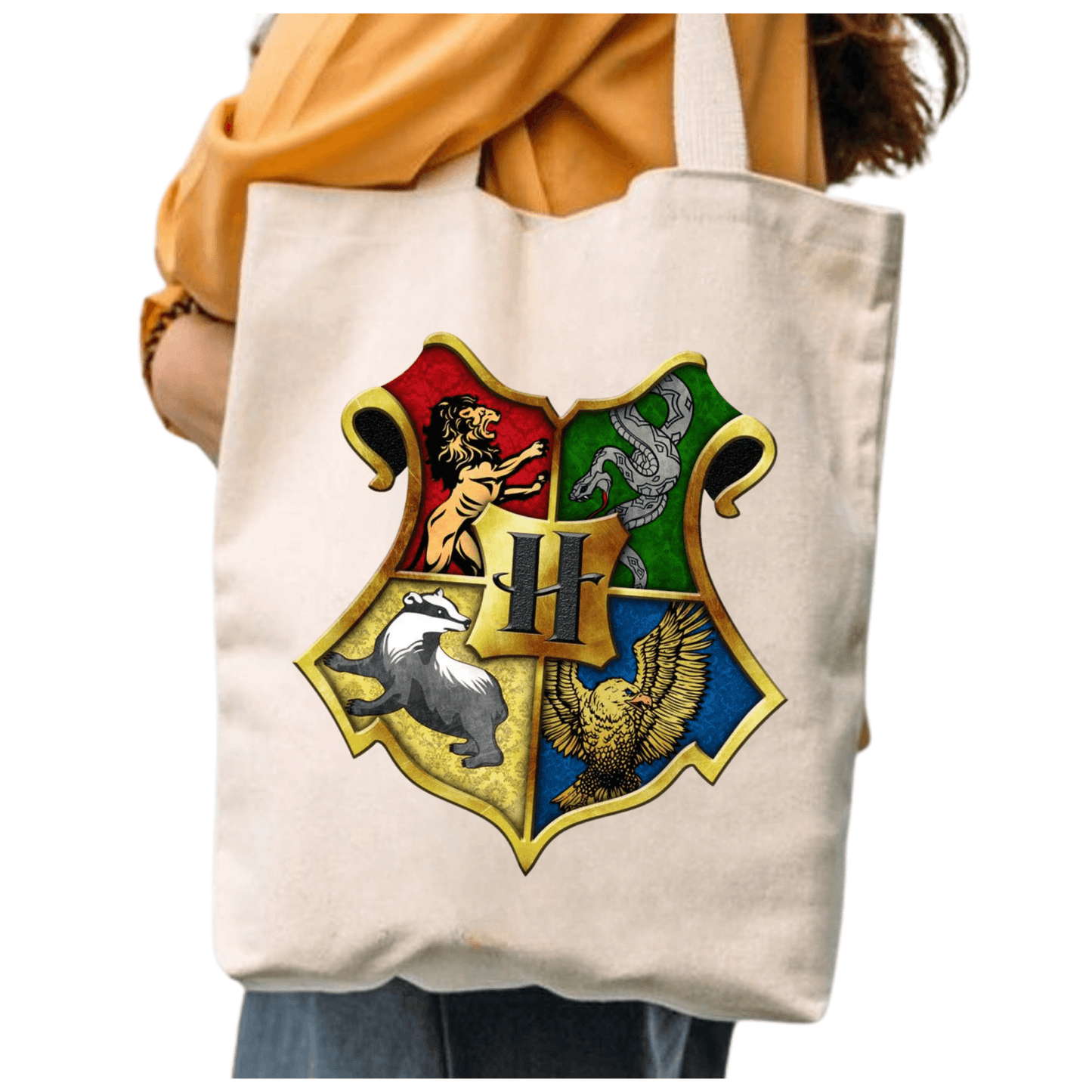 TOTEBAG ESCUDO HOGWARTS BOLSO ALGODON