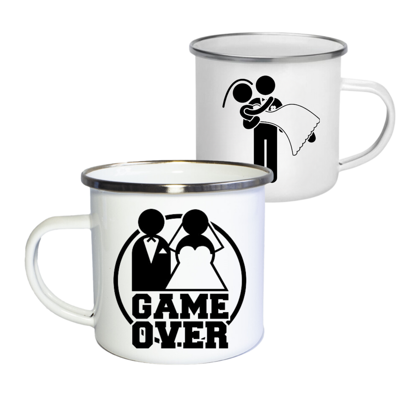 MUG PELTRE GAME OVER MATRIMONIO POCILLO