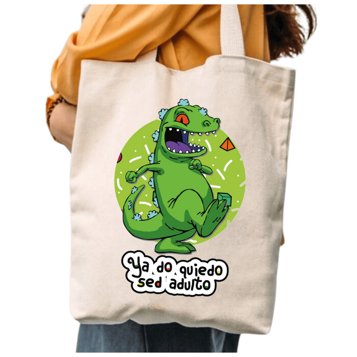 TOTEBAG GRUGRATS NO QUIERO SER ADULTO BOLSO ALGODON