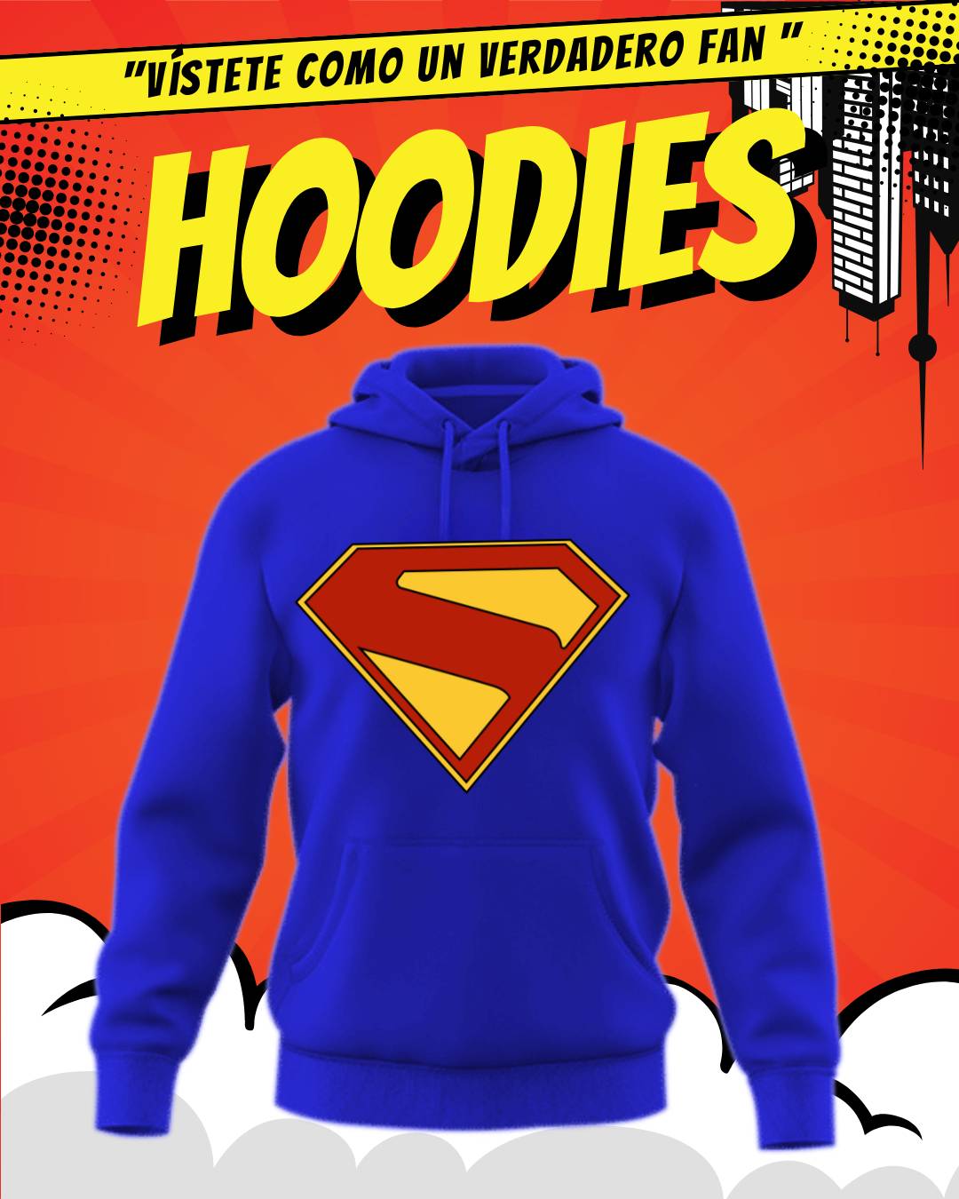 BUZO HOODIE SUPERMAN $109.900