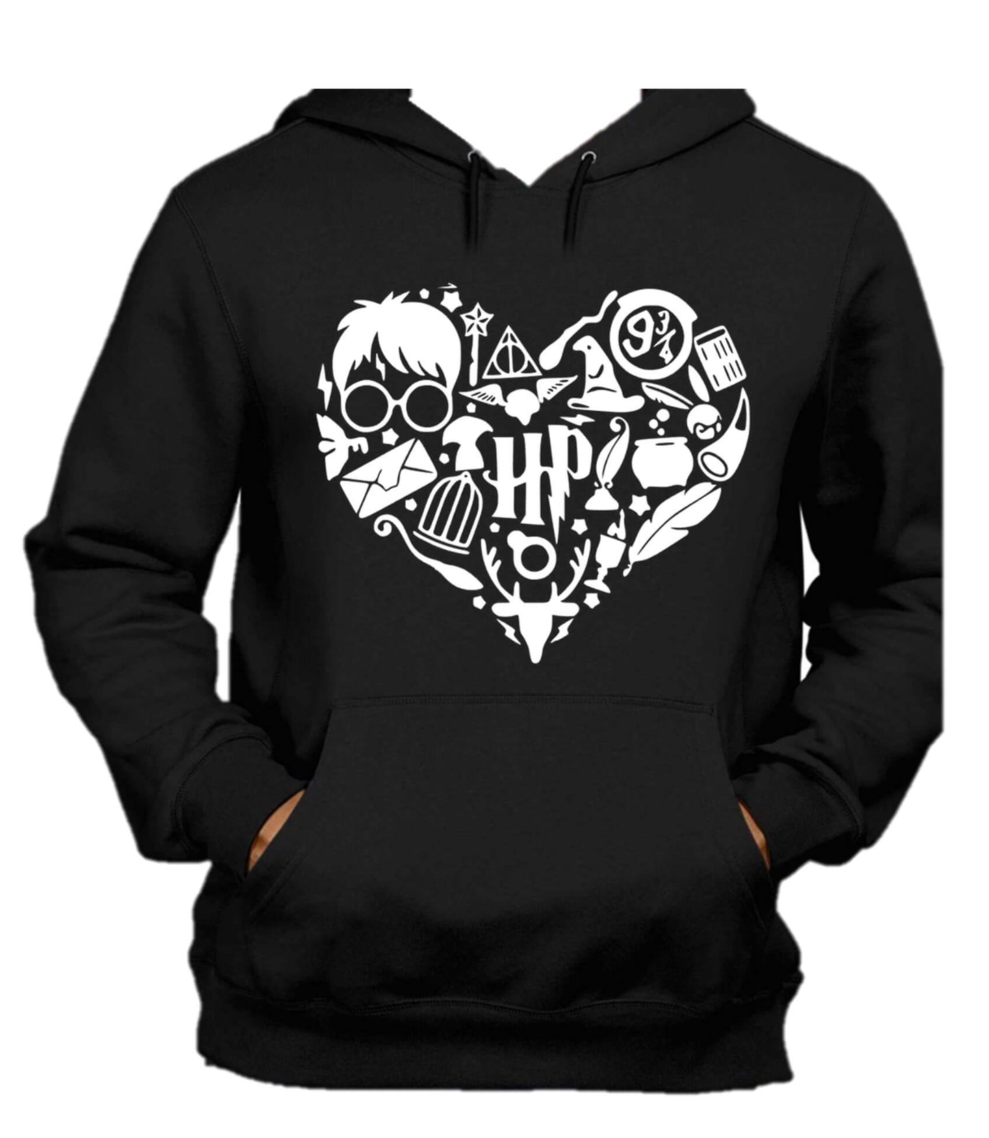 BUZO HARRY POTTER LOVE SACO CAPOTA