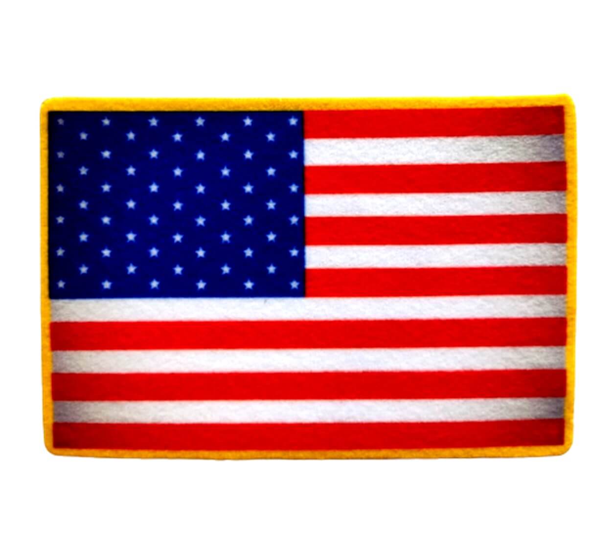 PARCHE TEXTIL BANDERA USA APLIQUE TEXTIL PEGA CON PLANCHA