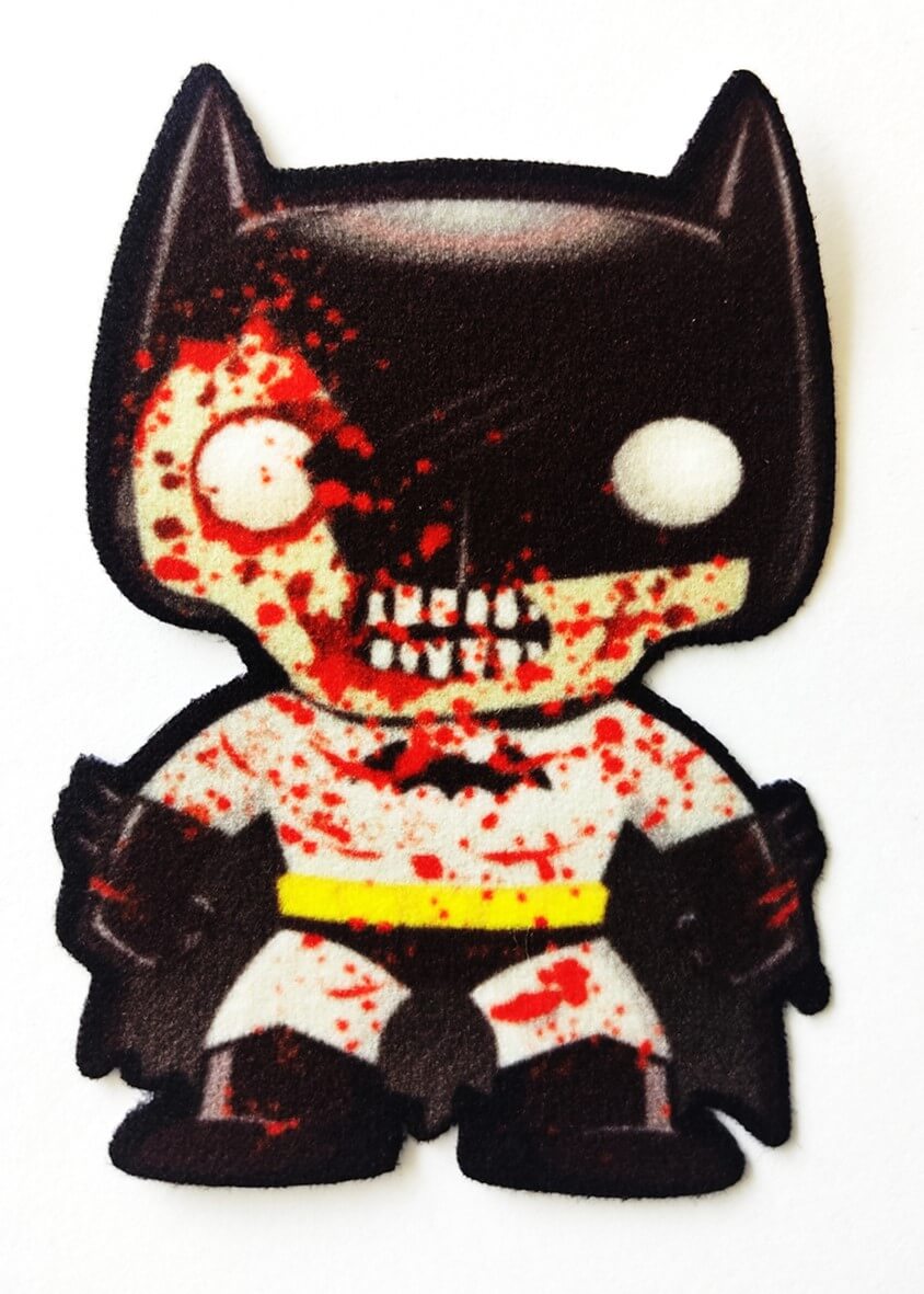 PARCHE TEXTIL BATMAN ZOMBIE TEXTIL PEGA CON PLANCHA