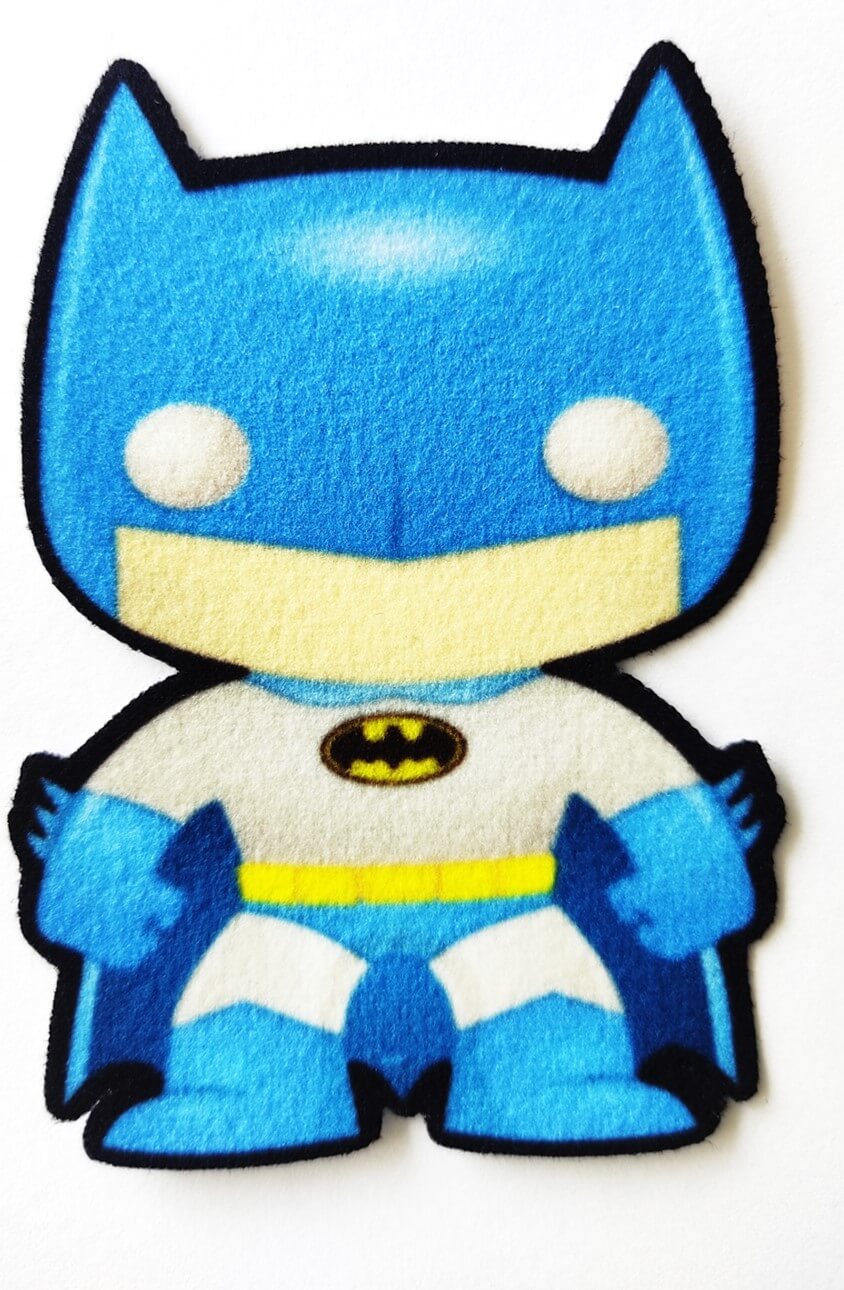 PARCHE TEXTIL BATMAN CLASICO TEXTIL PEGA CON PLANCHA