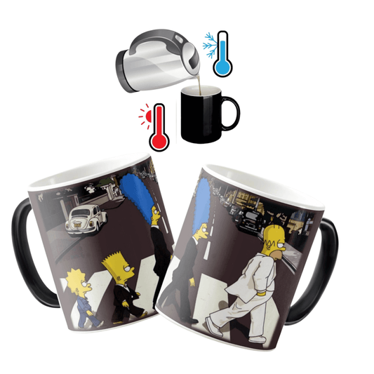 MUG MAGICO THE SIMPSONS BEATLES