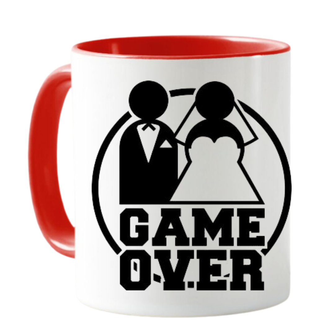 MUG GAME OVER PAREJA TAZA CERAMICA