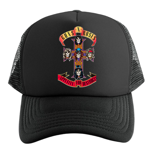 SLASH GUNS AND ROSES GORRA TRUCKER CAMIONERA MALLA