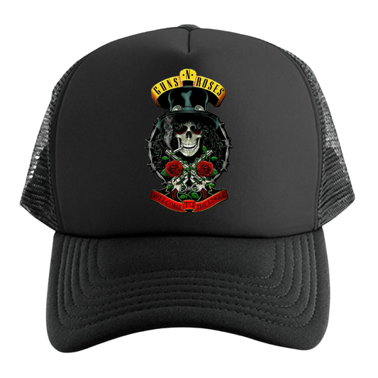 SLASH ROCK GUNS AND ROSES GORRA TRUCKER CAMIONERA MALLA