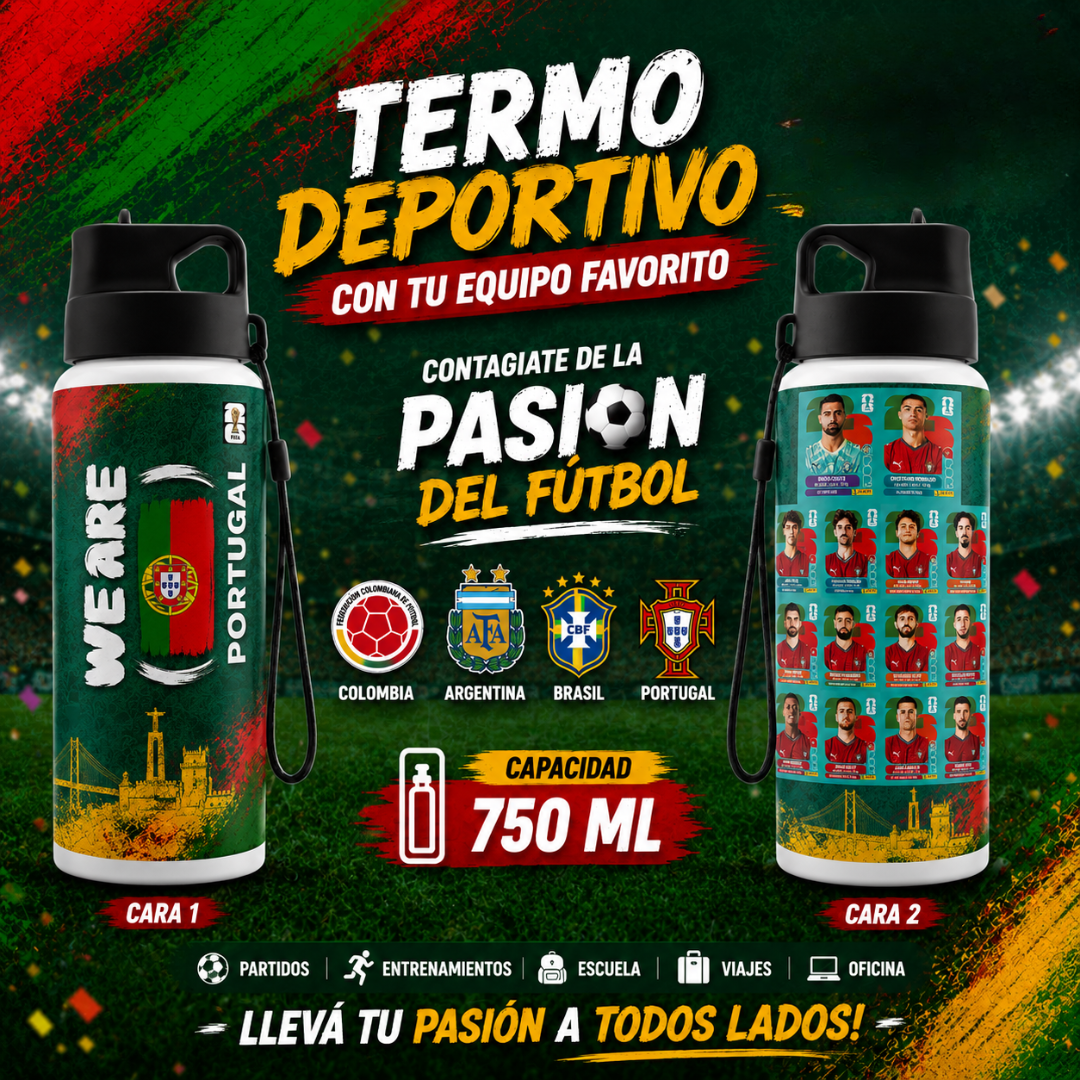 TERMOS MUNDIALISTA 2026 ENCUENTRA TU EQUIPO COLECCIONALOS
