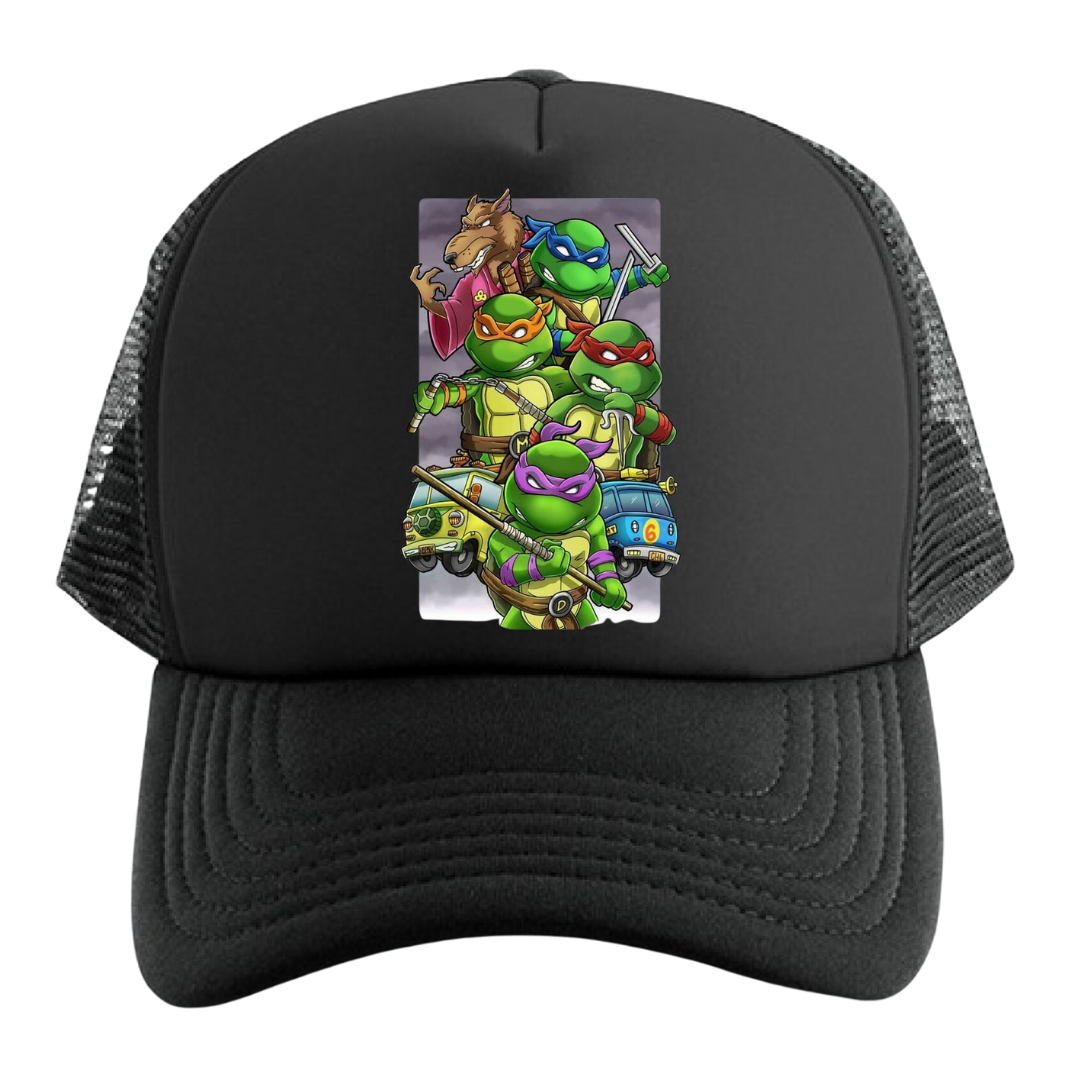 TORTUJAS NINJA GORRA TRUCKER CAMIONERA MALLA