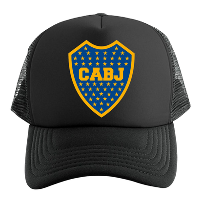 CABJ BOCA JUNIOR GORRA TRUCKER CAMIONERA MALLA