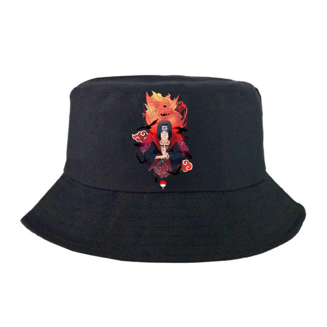 NARUTO NUBES AKATUSUKI GORRO PESCADOR PESQUERO KPOP