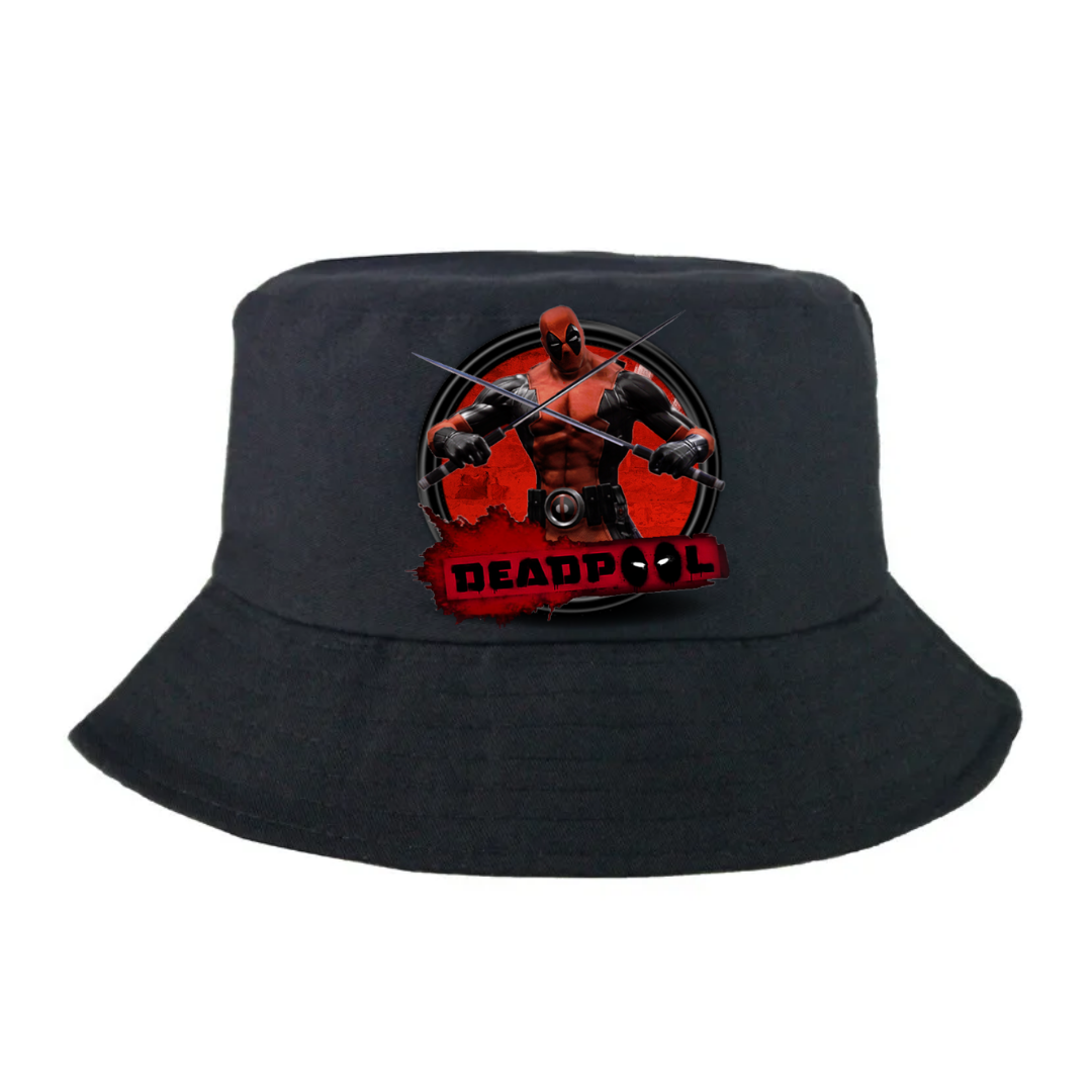 DEADPOOL GORRO PESCADOR PESQUERO KPOP ESPADA