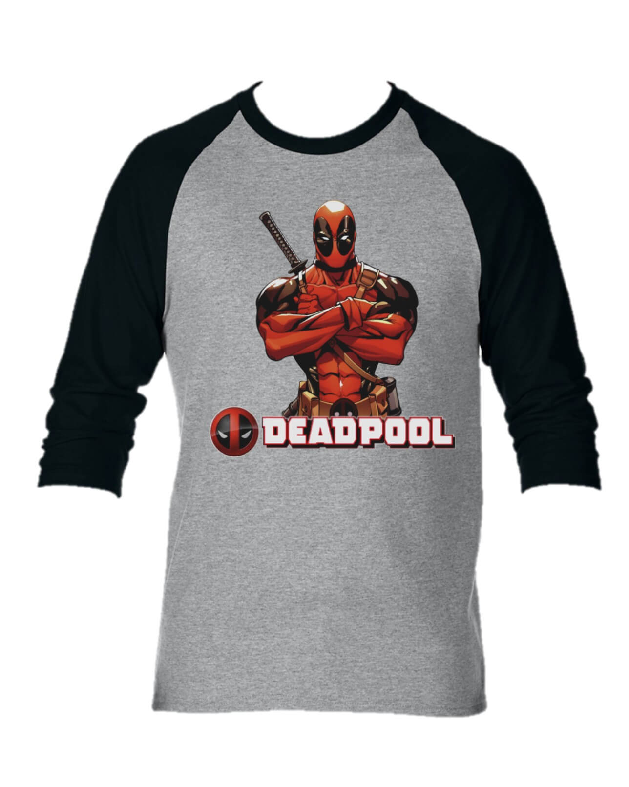 CAMISETA DEADPOOL CAMIBUSO MANGA LARGA