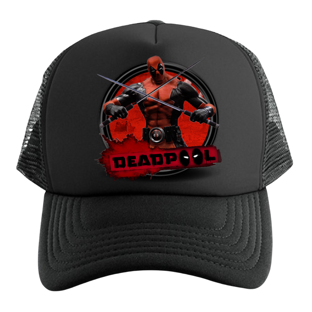 DEADPOOL COMIC GORRA TRUCKER CAMIONERA MALLA (copia)