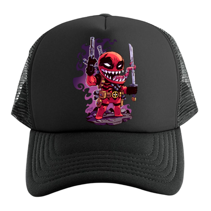 VENON DEADPOOLGORRA TRUCKER CAMIONERA MALLA