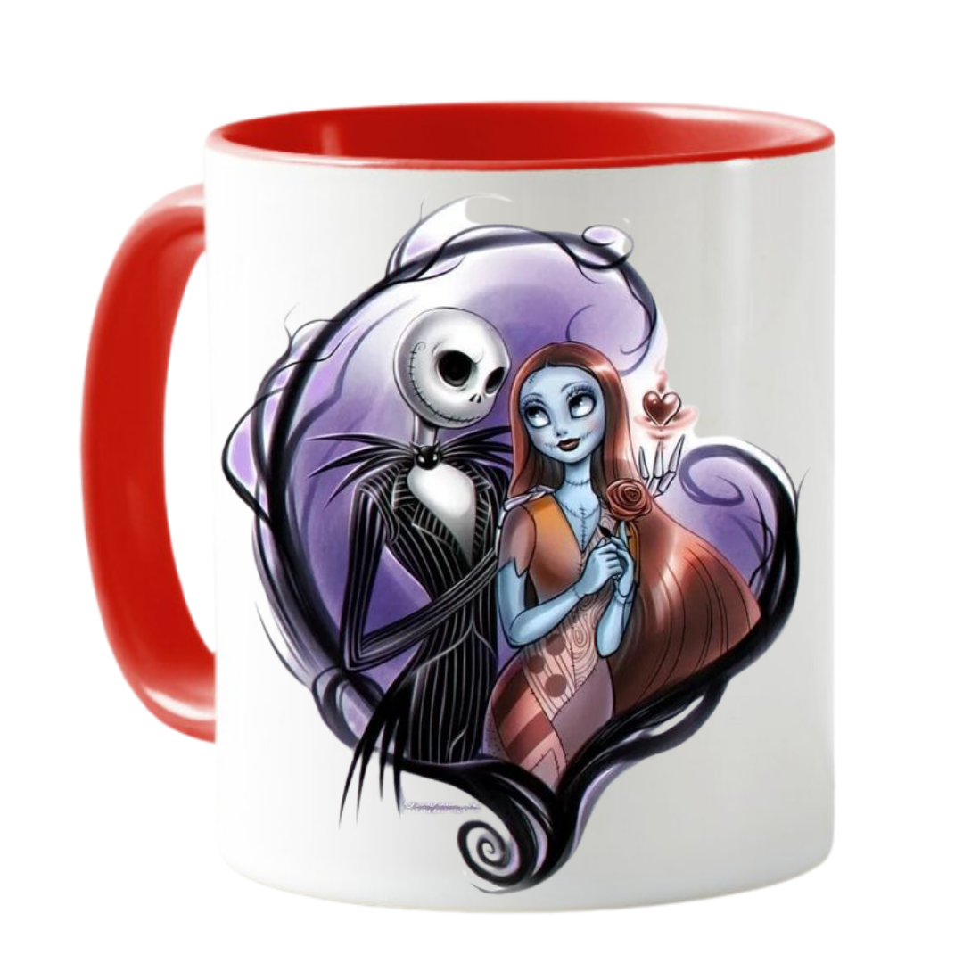 MUG JACK SKELLINGTON  TAZA CERAMICA