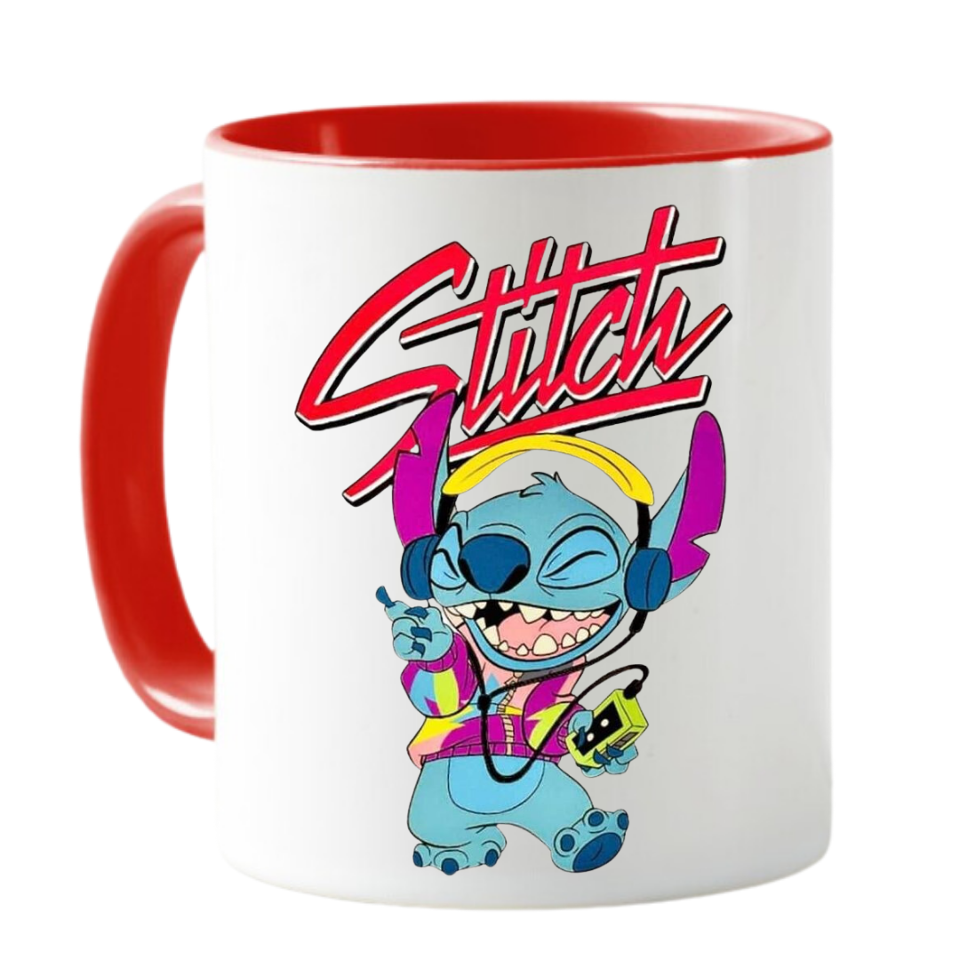 MUG STITCH MUSIC TAZA CERAMICA