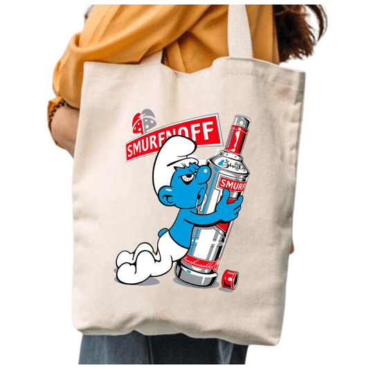 TOTEBAG PITUFO SMURFNOFF BOLSO ALGODON