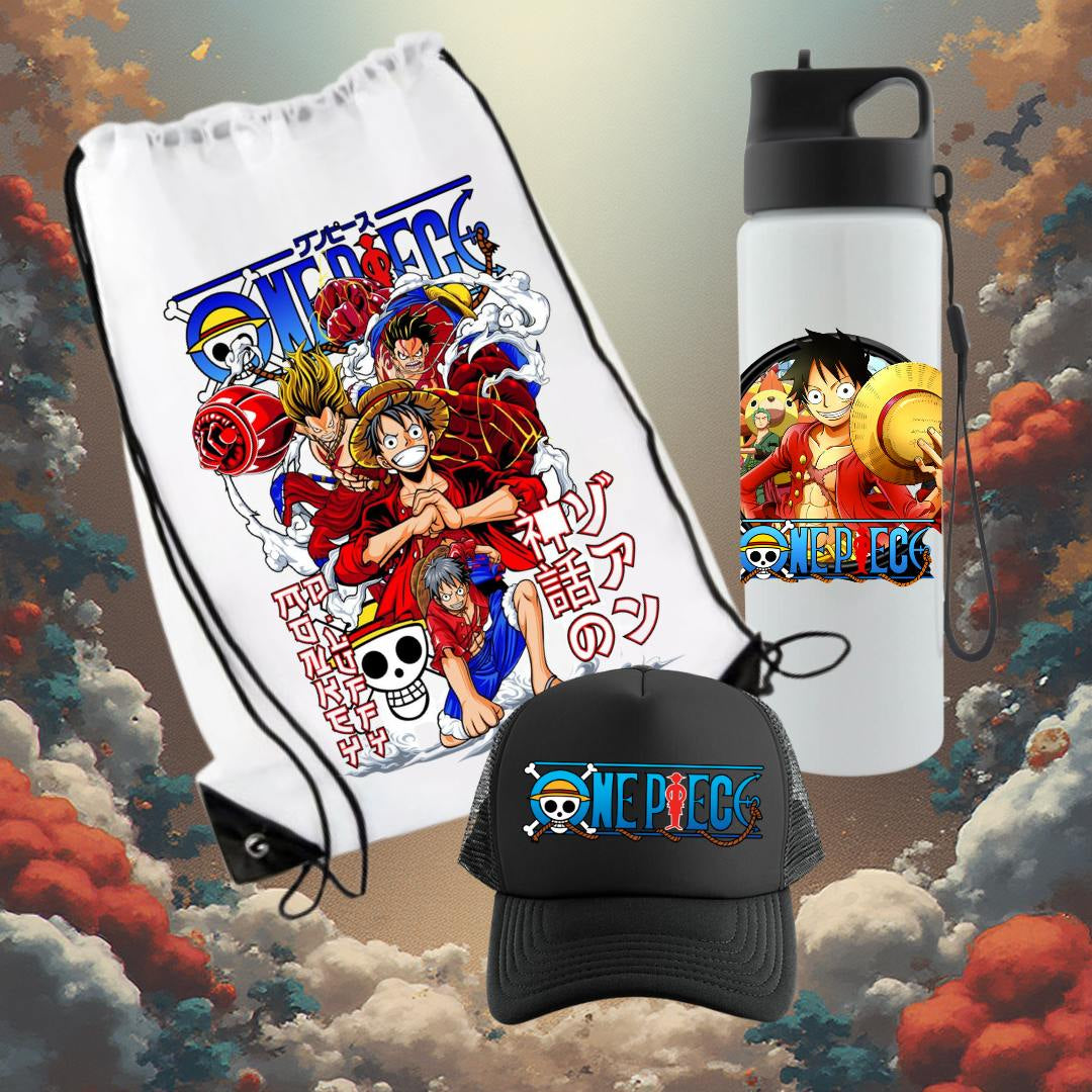 COMBO CAJA DE REGALO ONE PIECE LUFFY FANS