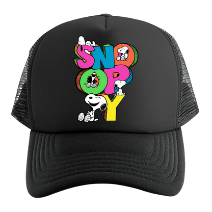 SNOOPY LOGO GORRA TRUCKER CAMIONERA MALLA