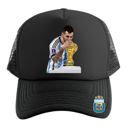 MESSI ARGENTINA COPA GORRA TRUCKER CAMIONERA MALLA