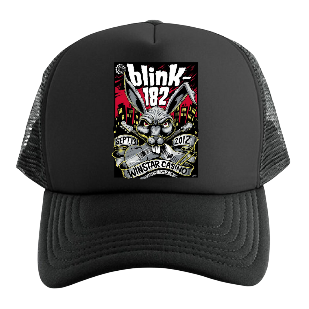 BLINK 182 CONEJO GORRA TRUCKER CAMIONERA MALLA