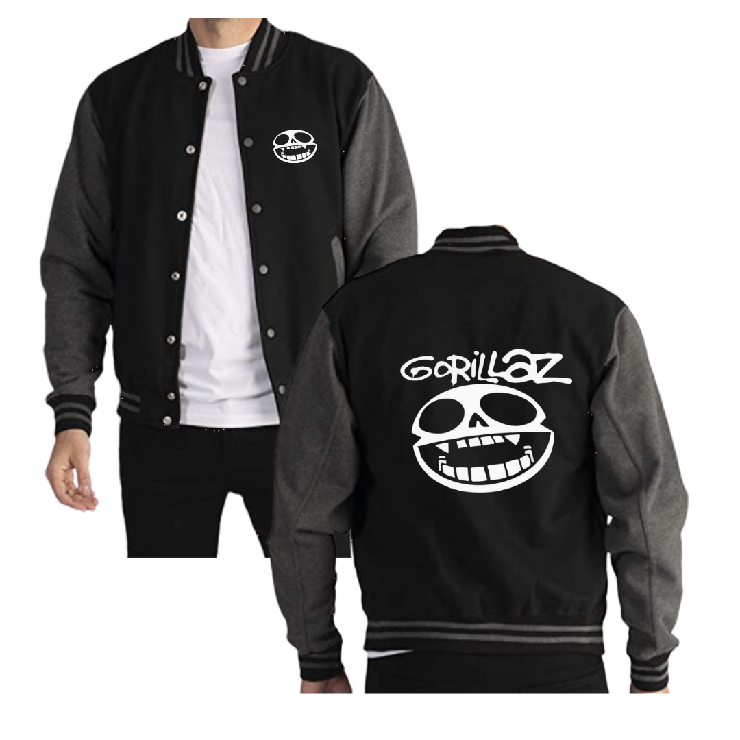 CHAQUETA BEISBOLERA  GORILLAZ