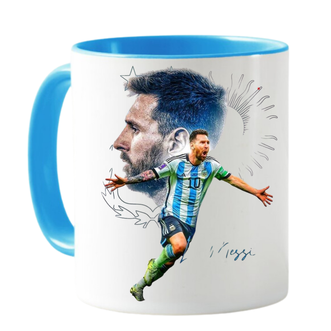 MUG MESSO ARGENTINA CAMPEON TAZA CERAMICA