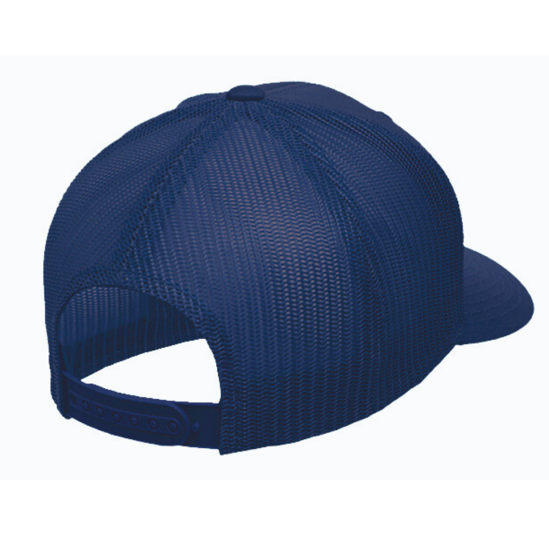 GORRA NEVER STOP OSO  MALLA TRUCKER CAP CAMIONERA AZUL