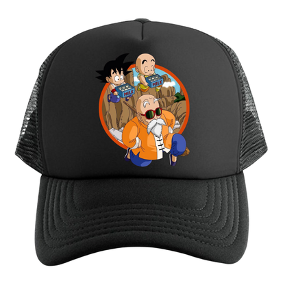 GOKU KRILLIN ROSHI GORRA TRUCKER CAMIONERA MALLA