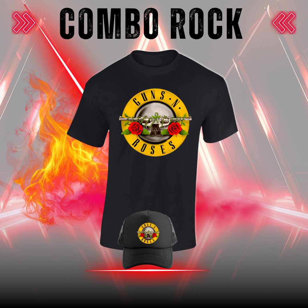 T-SHIRT COMBO ROCKS BANDAS