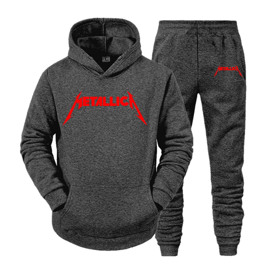 SUDADERA METALLICA CONJUNTO DEPORTIVO