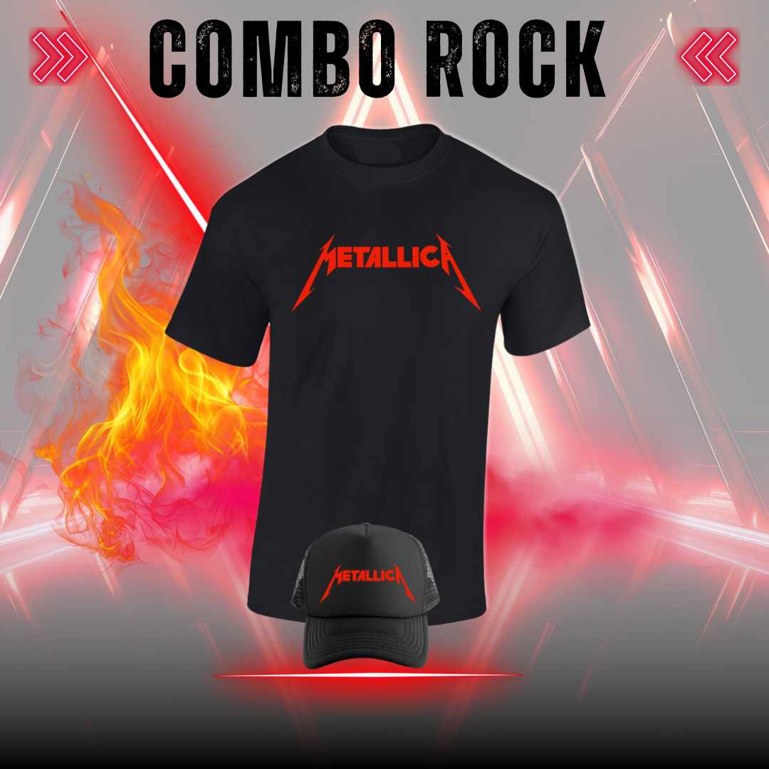 T-SHIRT COMBO ROCKS BANDAS