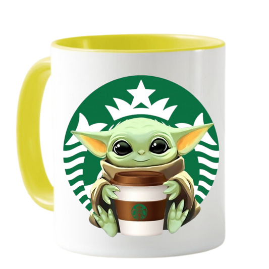 MUG BABY YODA COFFE TAZA CERAMICA