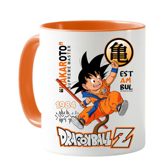 MUG GOKU DRAGON BALLZ CARTOON TAZA CERAMICA