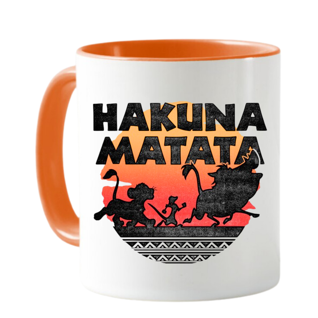 MUG HAKUNA MATATA  TAZA CERAMICA