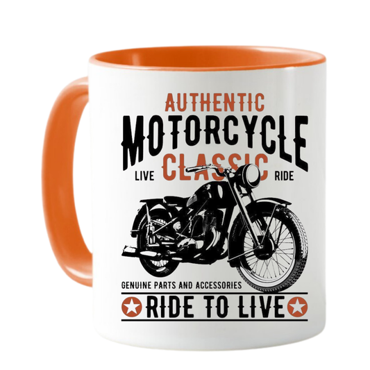 MUG MOTO CLASICA TAZA CERAMICA