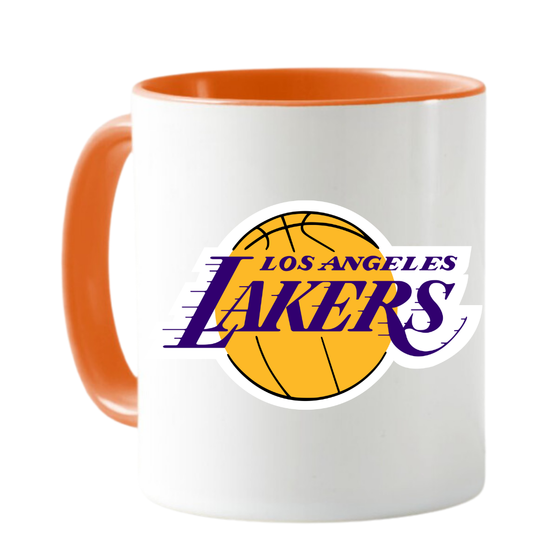 MUG LAKERS EQUIPO ESCUDO TAZA CERAMICA