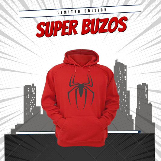 BUZO SPIDERMAN HOMBRE ARAÑA SACO HOODIE