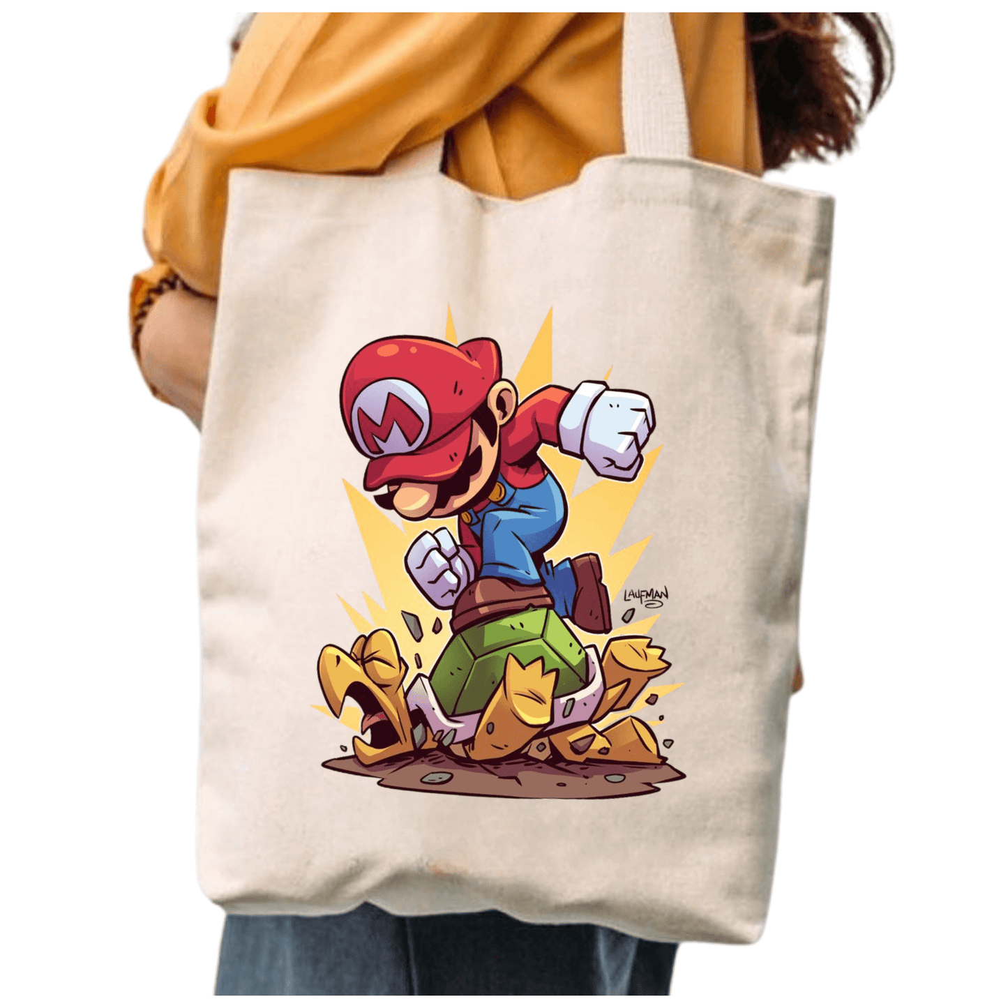 TOTEBAG MARIO BROS  BOLSO ALGODON