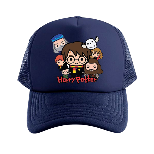 GORRA HARRY POTTER HOGWARTS AZUL MALLA TRUCKER