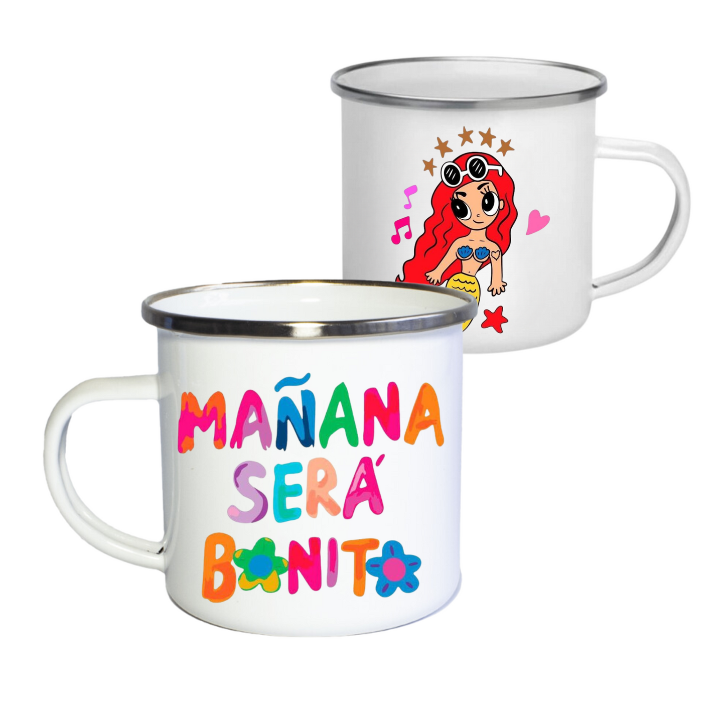 MUG PELTRE MAÑANA SERA BONITO POCILLO KAROL G