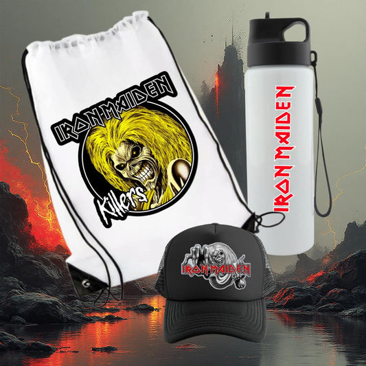 COMBO CAJA DE REGALO IRON MAIDEN  FANS