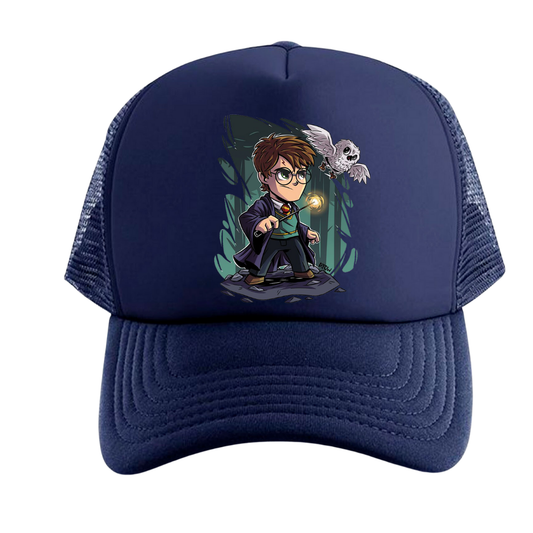 GORRA HARRY POTTER COMIC MALLA TRUCKER CAP CAMIONERA AZUL