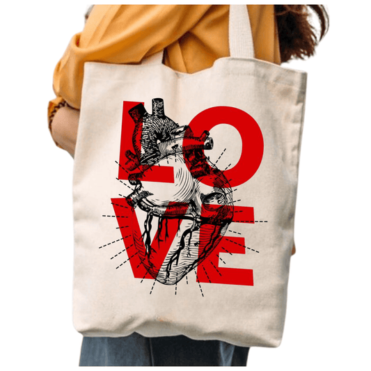 TOTEBAG LOVE IS LOVE BOLSO ALGODON