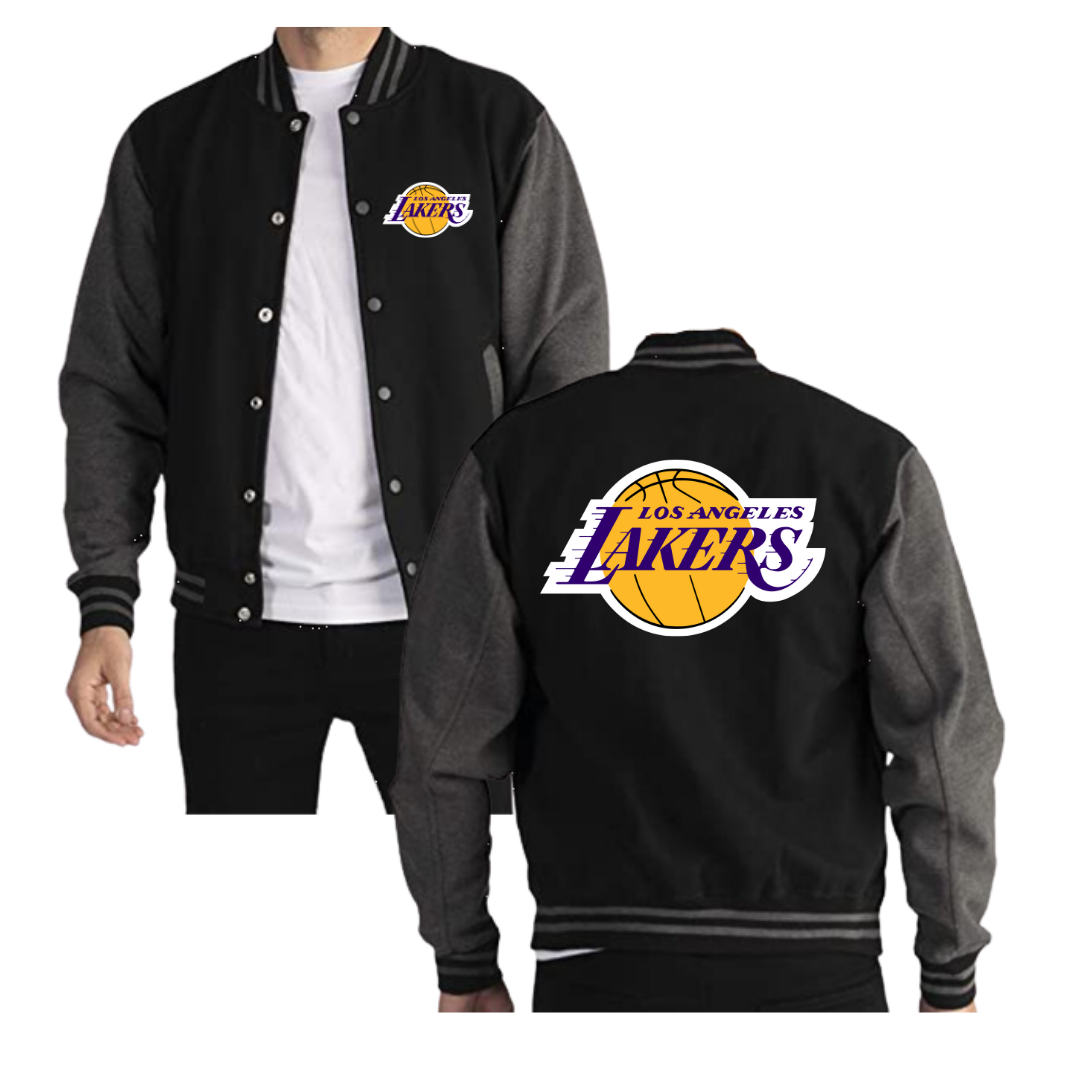 CHAQUETA BEISBOLERA LOS ANGESLES LAKERS